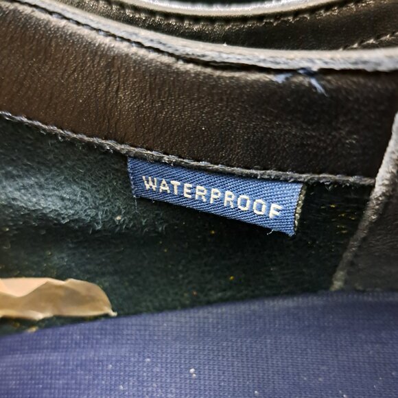 Size 11 Men Cole Haan Grand 360 Black Wingtips Lace Up Waterproof - Picture 12 of 16